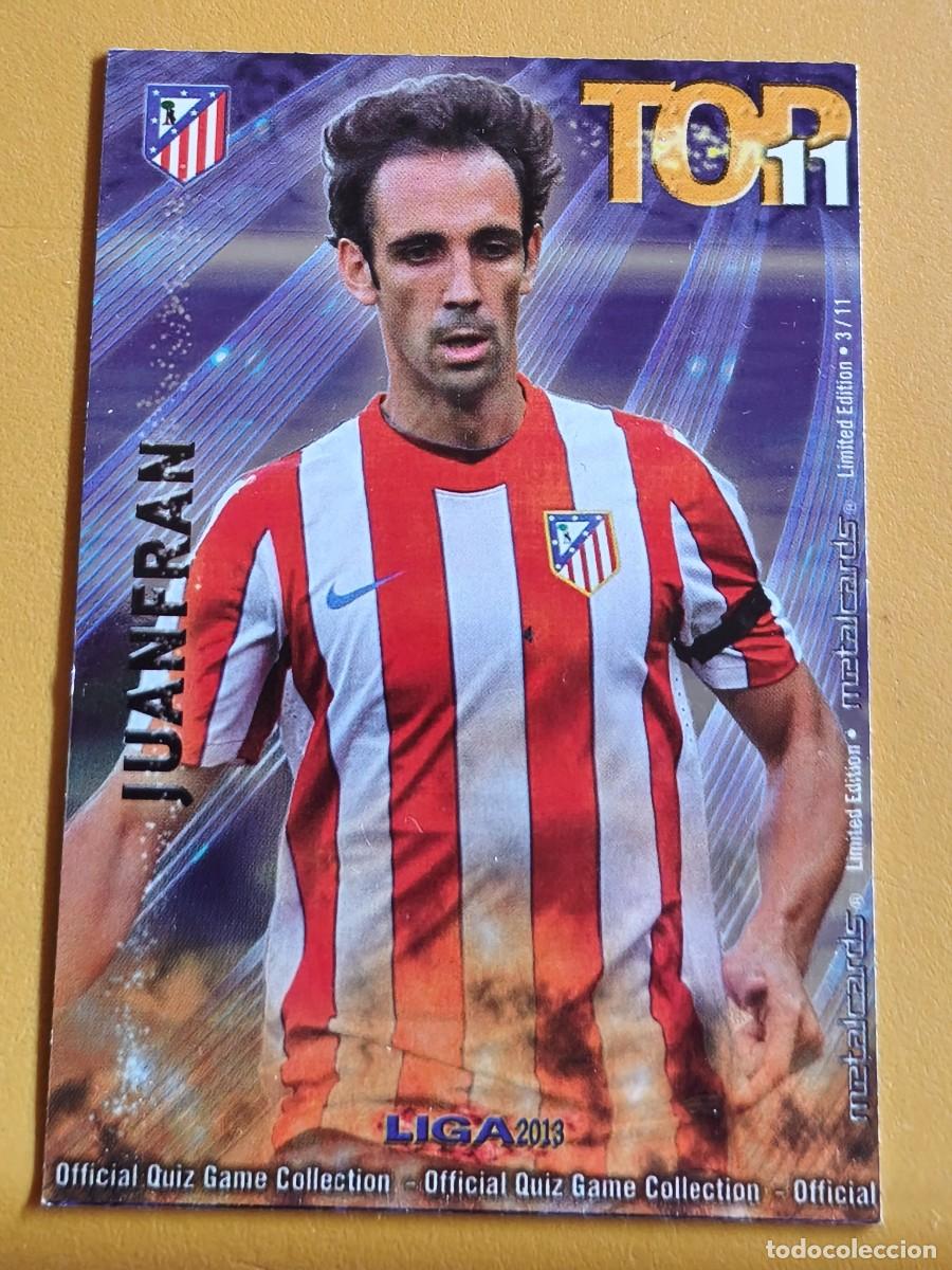 Cromos de f&uacute;tbol: juanfran liga 2013 top, edicion limitada