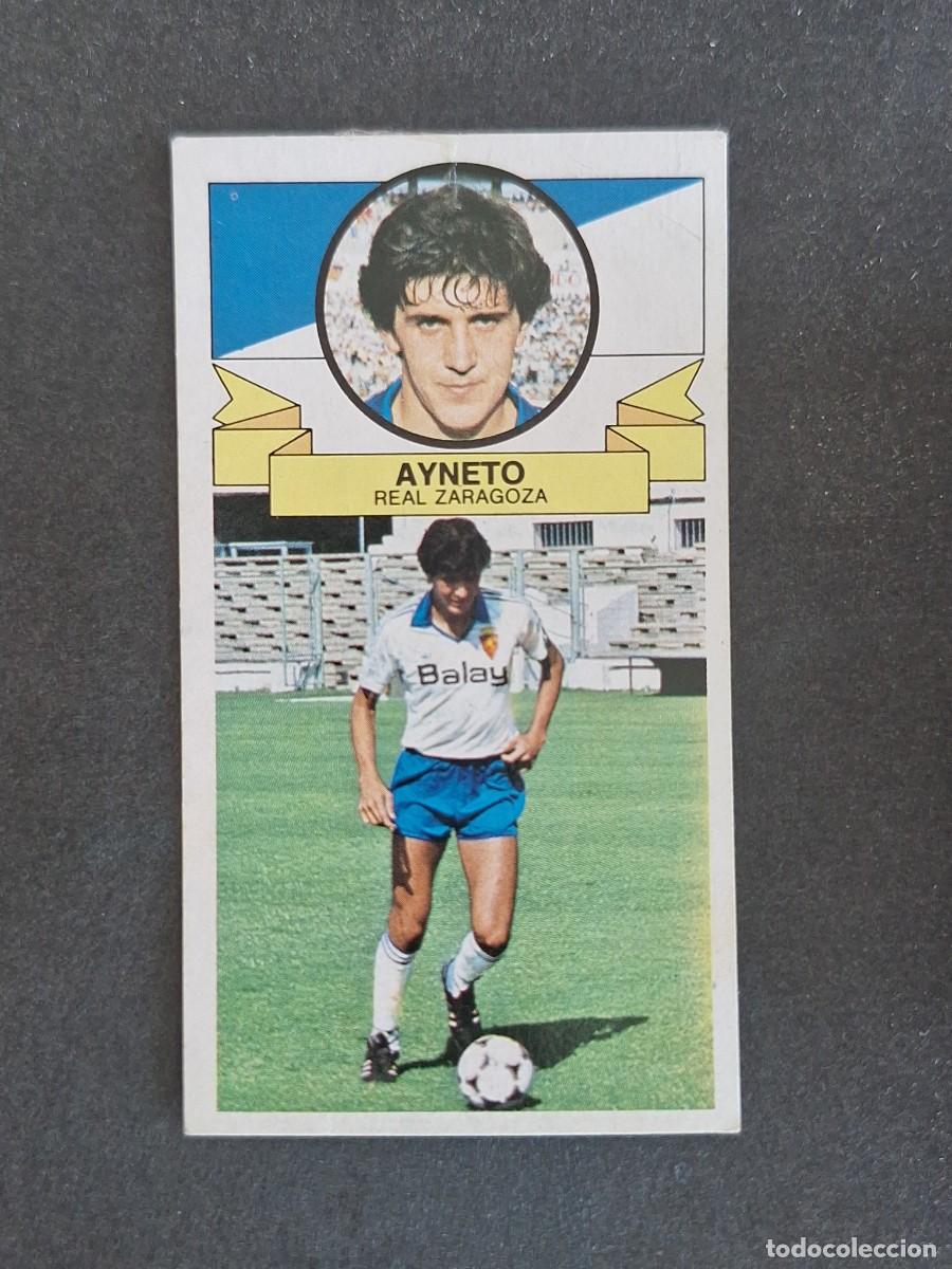 Cromos de Futebol: L4 AYNETO REAL ZARAGOZA LIGA ESTE 1985 1986 85 86 DESPEGADO RECUPERADO