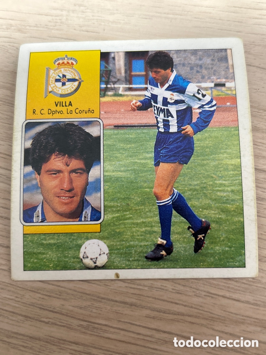 Cromos de Futebol: VILLA DEPORTIVO LIGA ESTE 1992 1993 92 93 NUNCA PEGADO SIN PEGAR