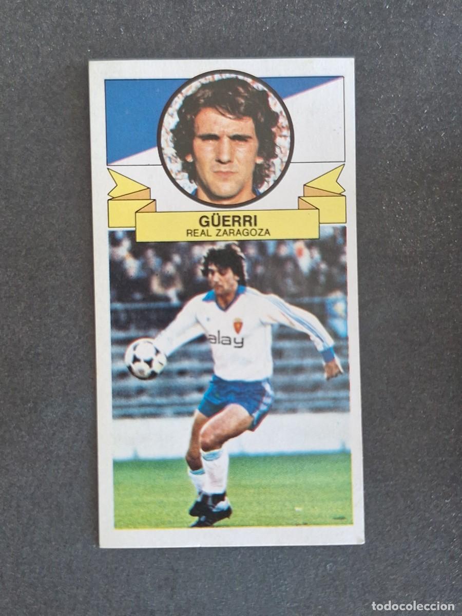 Cromos de Futebol: L4 G&Uuml;ERRI REAL ZARAGOZA LIGA ESTE 1985 1986 85 86 DESPEGADO RECUPERADO