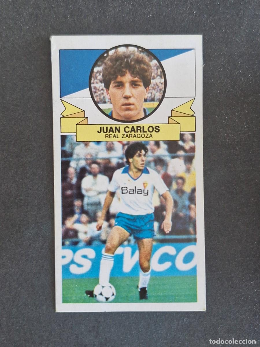 Cromos de Futebol: L4 JUAN CARLOS REAL ZARAGOZA LIGA ESTE 1985 1986 85 86 DESPEGADO RECUPERADO