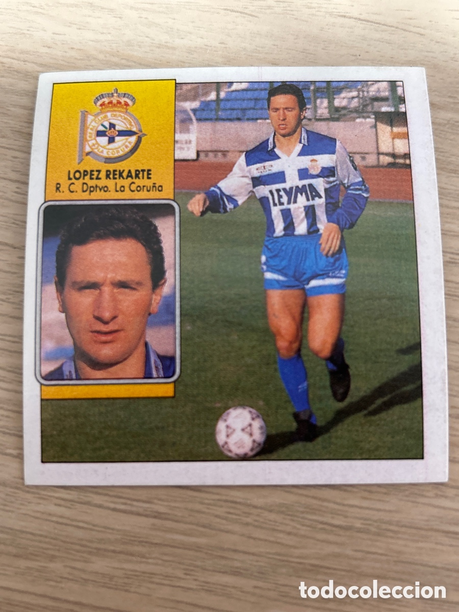 Cromos de Futebol: LOPEZ REKARTE DEPORTIVO LIGA ESTE 1992 1993 92 93 NUNCA PEGADO SIN PEGAR