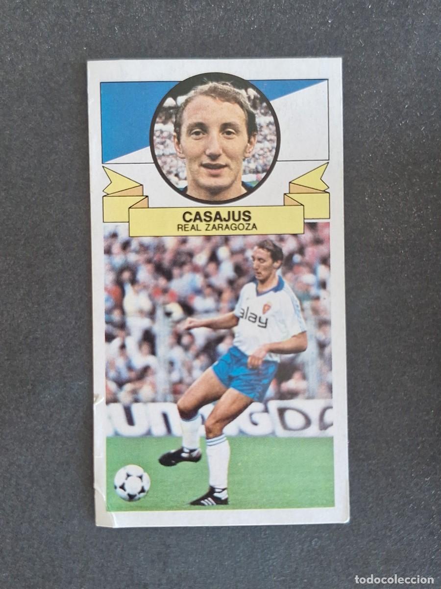 Cromos de Futebol: L4 CASAJUS REAL ZARAGOZA LIGA ESTE 1985 1986 85 86 DESPEGADO RECUPERADO