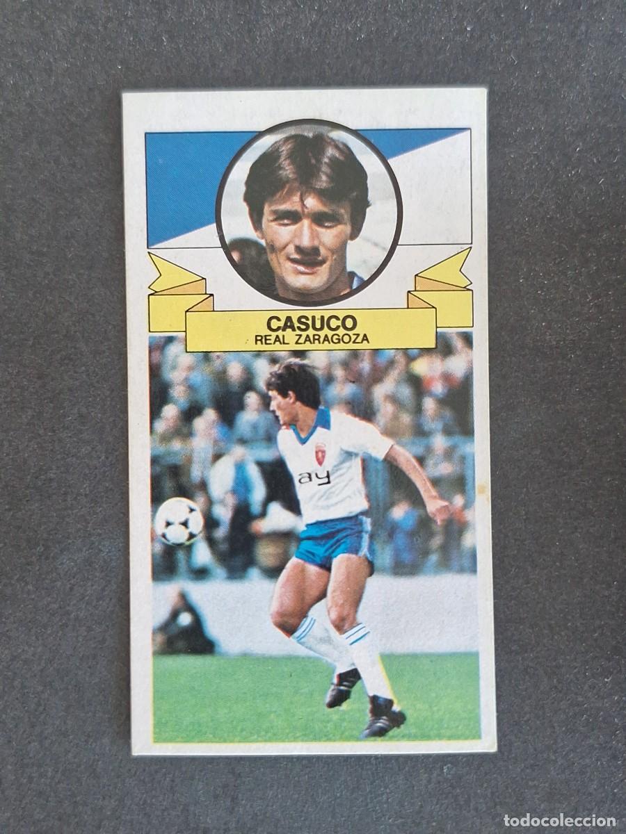 Football Stickers: L4 CASUCO REAL ZARAGOZA LIGA ESTE 1985 1986 85 86 DESPEGADO RECUPERADO