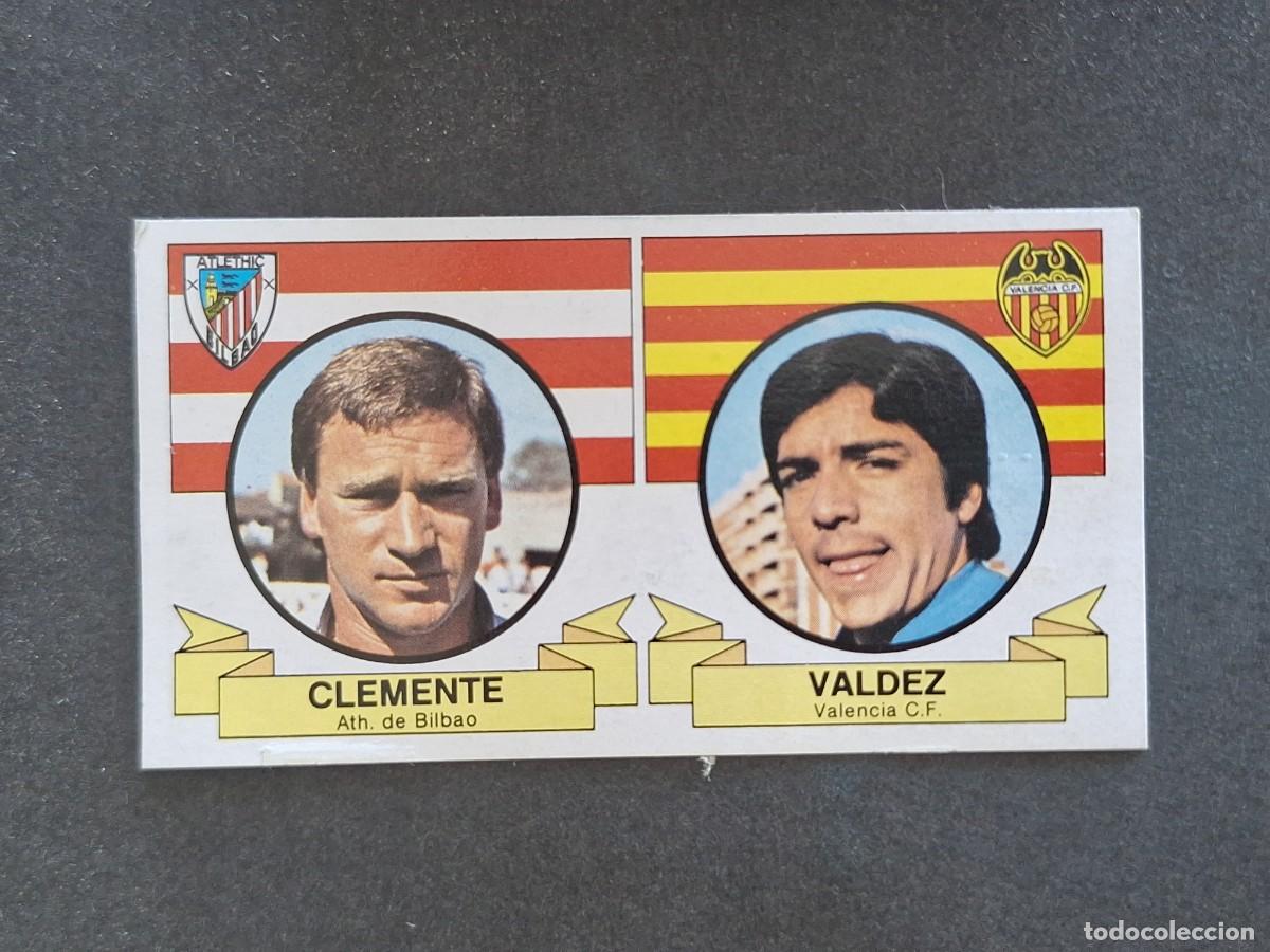 Football Stickers: L4 CLEMENTE - VALDEZ ENTRENADORES LIGA ESTE 1985 1986 85 86 DESPEGADO RECUPERADO