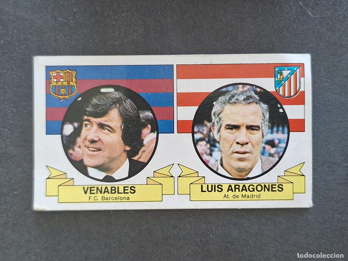 Cartes &agrave; collectionner de Football: L4 VENABLES - LUIS ARAGONES ENTRENADORES LIGA ESTE 1985 1986 85 86 DESPEGADO RECUPERADO