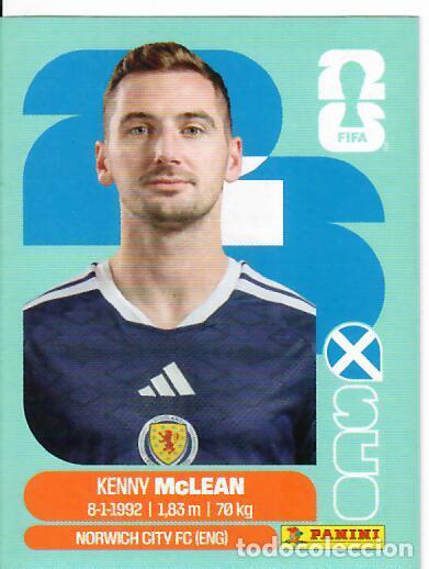 Cartes &agrave; collectionner de Football: CROMO PANINI MUNDIAL WORLD CUP 2026 - SCO16 SCO 16 - McLEAN - ESCOCIA