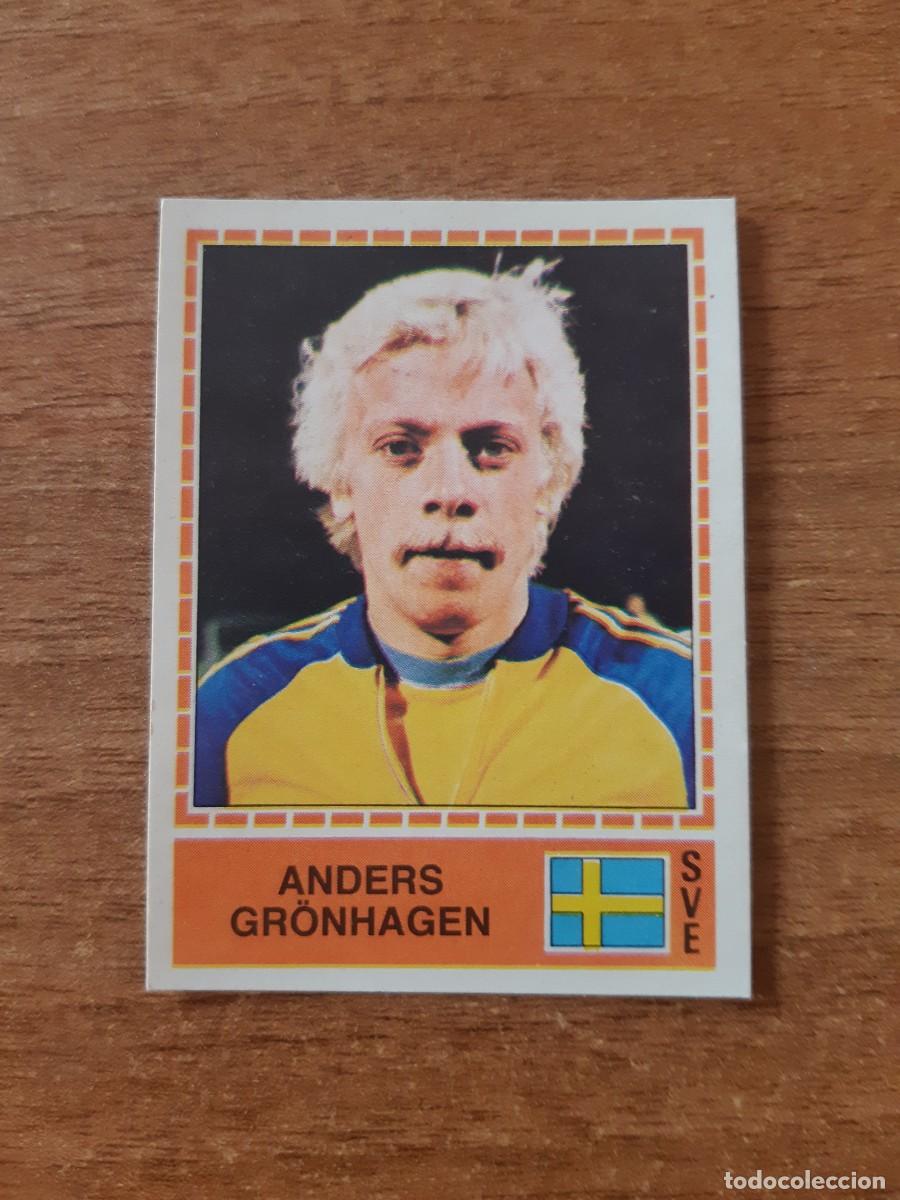 Cromos de f&uacute;tbol: N&deg;257 ANDERS GR&Ouml;NHAGEN SUECIA EUROPA 80 PANINI EURO ITALIA 1980 PANINI. NUNCA PEGADO, SIN PEGAR