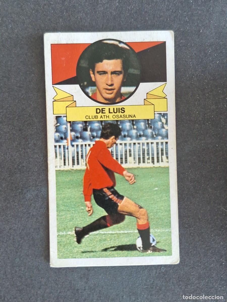 Cromos de f&uacute;tbol: L4 DE LUIS C. A. OSASUNA FICHAJE 4 LIGA ESTE 1985 1986 85 86 DESPEGADO RECUPERADO