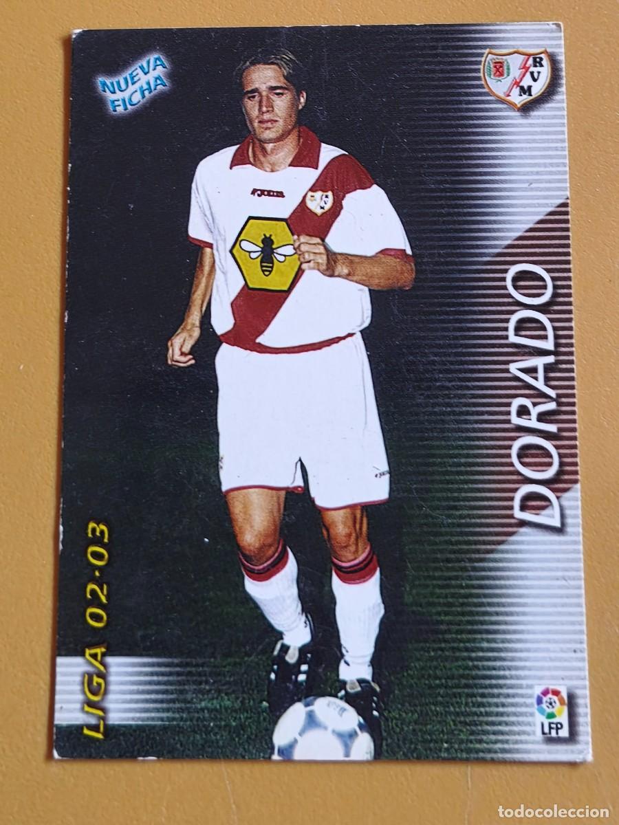 Cromos de f&uacute;tbol: dorado, liga 02 03 bis