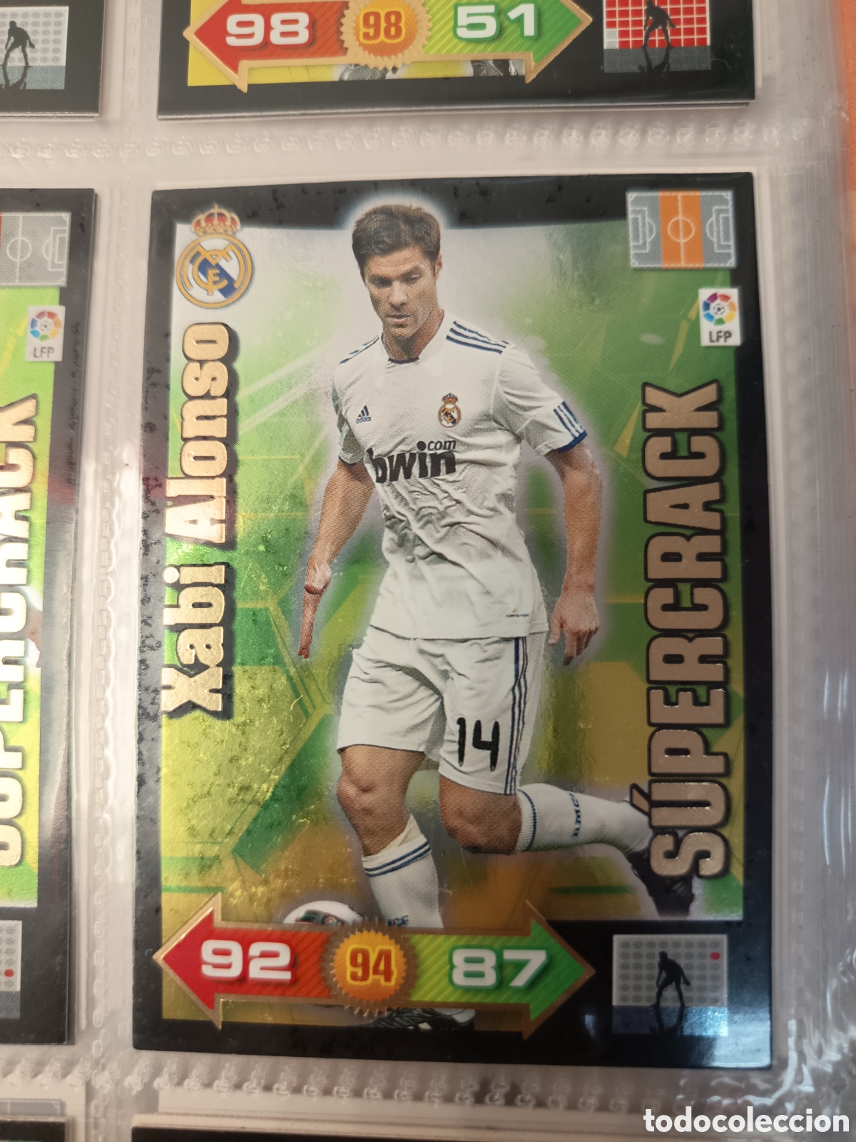 Cromos de f&uacute;tbol: ADRENALYN LIGA 2010 2011 SUPERCRACK XABI ALONSO REAL MADRID