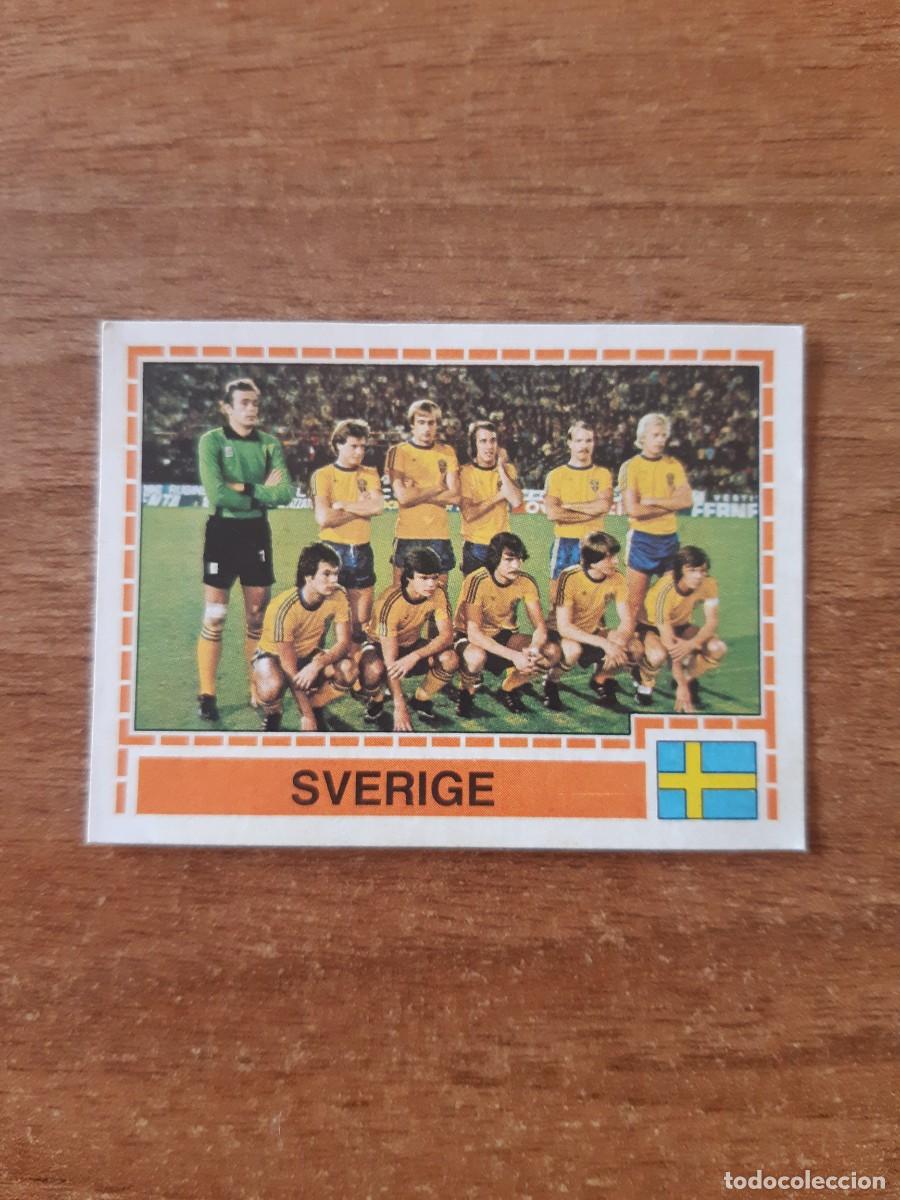 Cromos de f&uacute;tbol: N&deg;253 ALINEACI&Oacute;N SVERIGE SUECIA EUROPA 80 PANINI EURO ITALIA 1980 PANINI. NUNCA PEGADO, SIN PEGAR