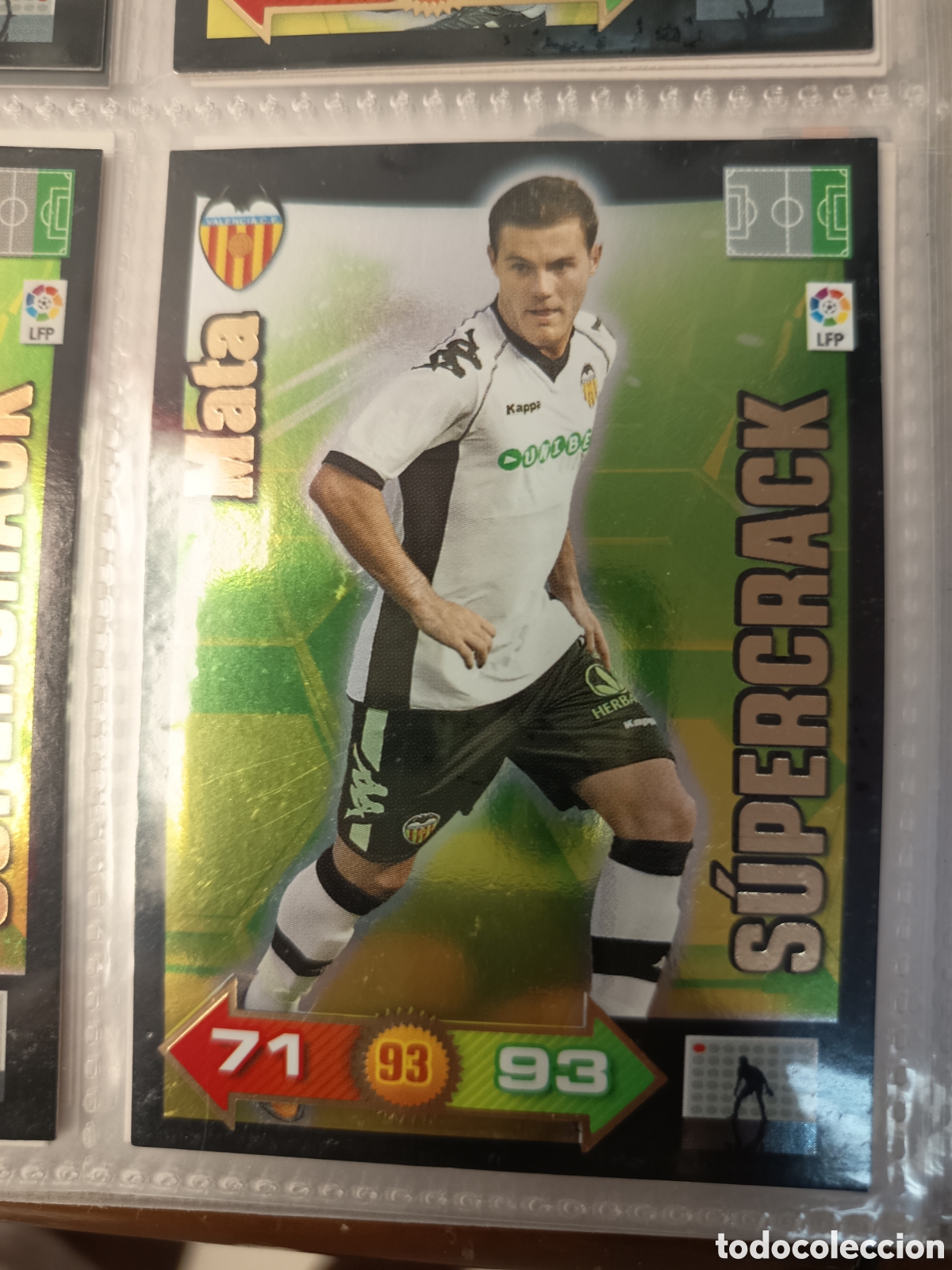 Figurine di Calcio: ADRENALYN LIGA 2010 2011 SUPERCRACK MATA VALENCIA