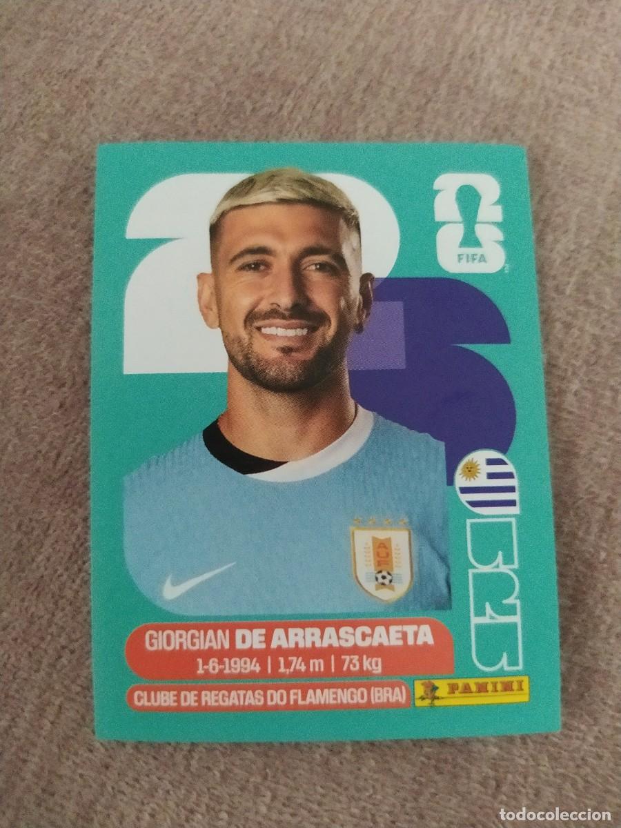 Cromos de f&uacute;tbol: URU 11 Giorgian DE ARRASCAETA Uruguay Mundial 2026 Panini
