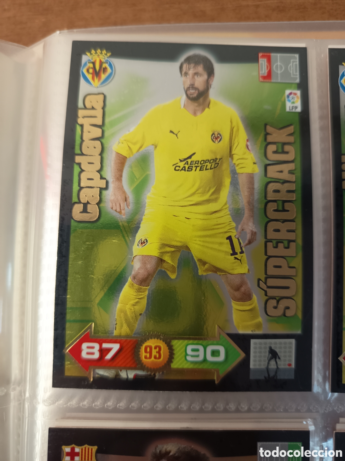 Cromos de f&uacute;tbol: ADRENALYN LIGA 2010 2011 SUPERCRACK CAPDEVILA VILLARREAL