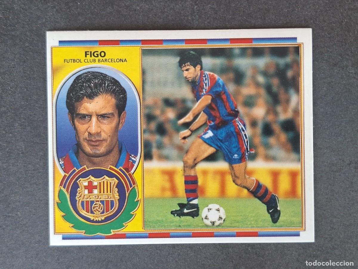 Cromos de f&uacute;tbol: L4 FIGO F. C. BARCELONA LIGA ESTE 1996 1997 96 97 NUNCA PEGADO SIN PEGAR