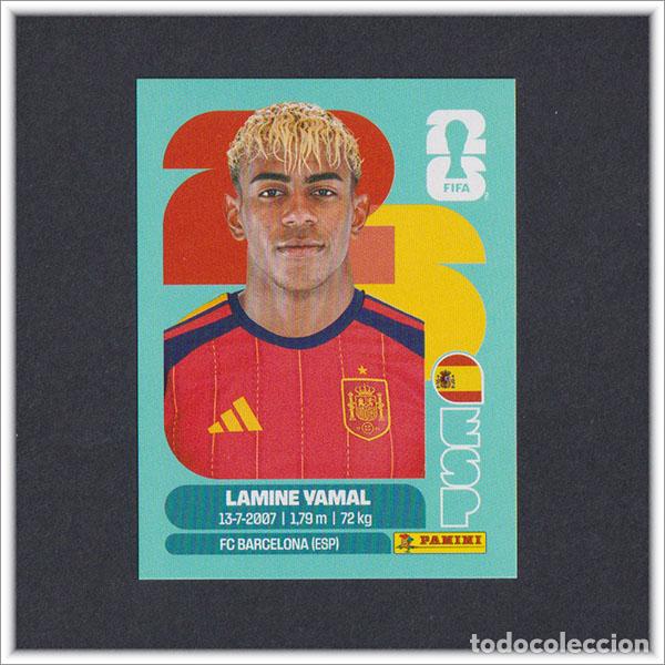 Cromos de f&uacute;tbol: FIFA WORLD CUP 2026 26 MUNDIAL PANINI LAMINE YAMAL ESP 15 ESPA&Ntilde;A COLECCI&Oacute;N LIGA ALBUM STICKER