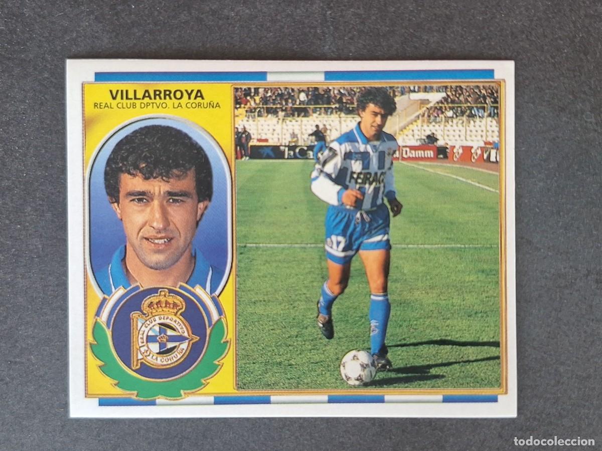 Cromos de f&uacute;tbol: L4 VILLARROYA DEPORTIVO DE LA CORU&Ntilde;A LIGA ESTE 1996 1997 96 97 NUNCA PEGADO SIN PEGAR