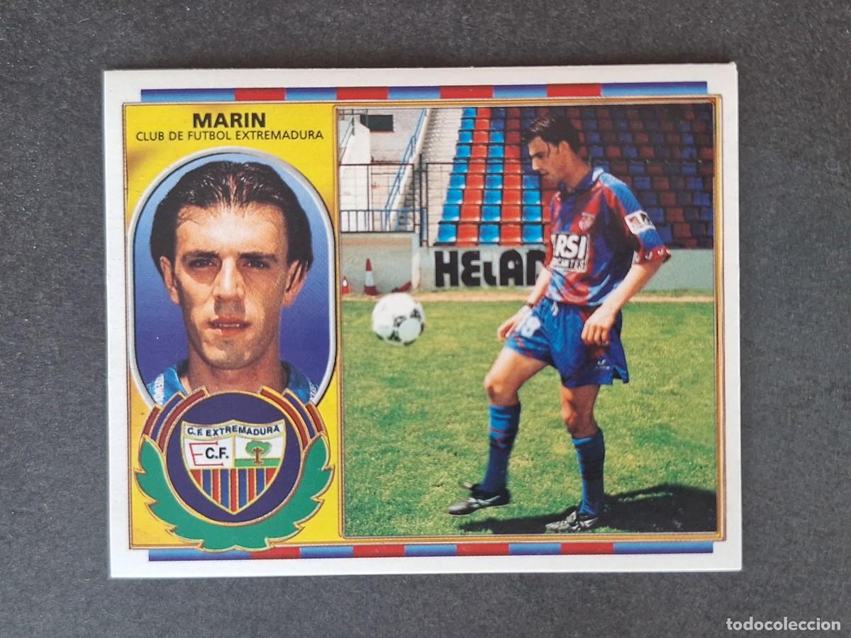 Cromos de f&uacute;tbol: L4 MARIN C. F. EXTREMADURA LIGA ESTE 1996 1997 96 97 NUNCA PEGADO SIN PEGAR