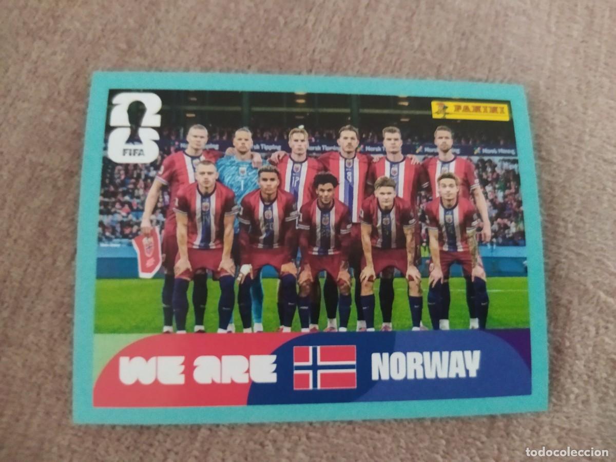 Cromos de f&uacute;tbol: NOR 13 EQUIPO Noruega Mundial 2026 Panini