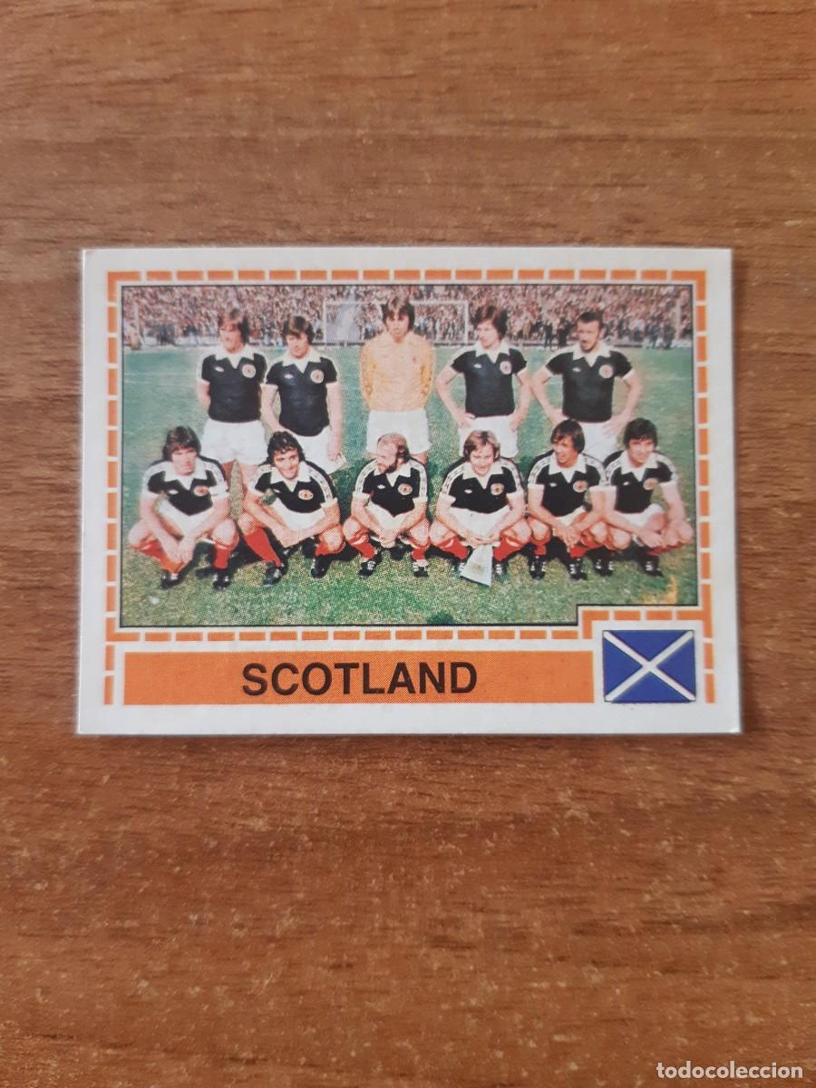 Cromos de f&uacute;tbol: N&deg;243 ALINEACI&Oacute;N SCOTLAND ESCOCIA EUROPA 80 PANINI EURO ITALIA 1980 PANINI. NUNCA PEGADO, SIN PEGAR