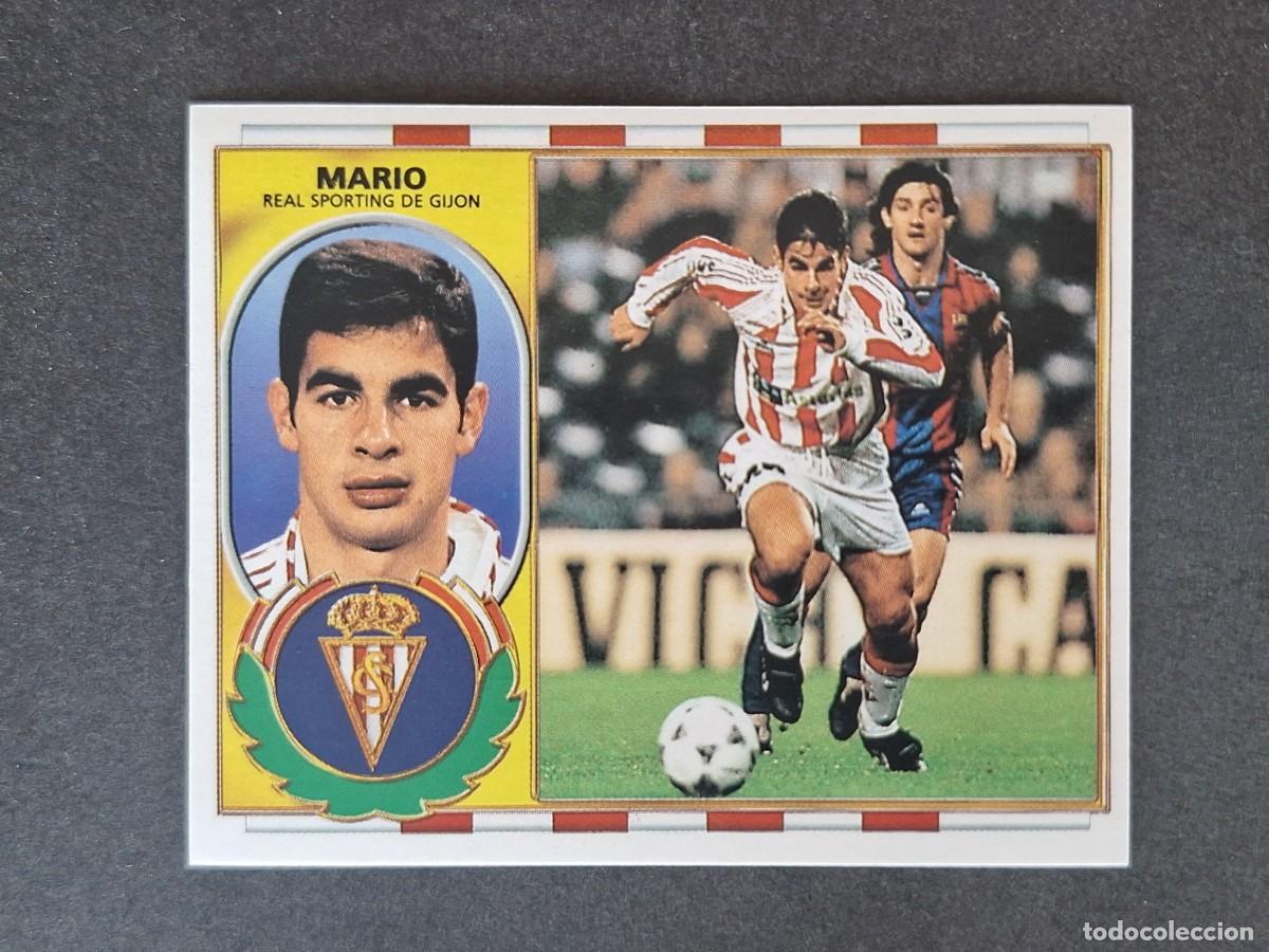 Cromos de f&uacute;tbol: L4 MARIO SPORTING DE GIJON LIGA ESTE 1996 1997 96 97 NUNCA PEGADO SIN PEGAR