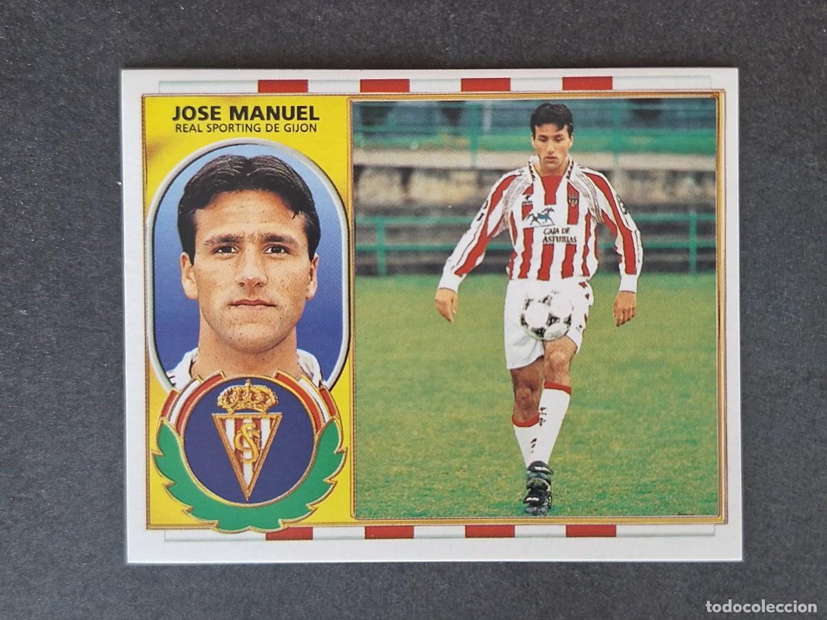 Cromos de f&uacute;tbol: L4 JOSE MANUEL SPORTING DE GIJON LIGA ESTE 1996 1997 96 97 NUNCA PEGADO SIN PEGAR