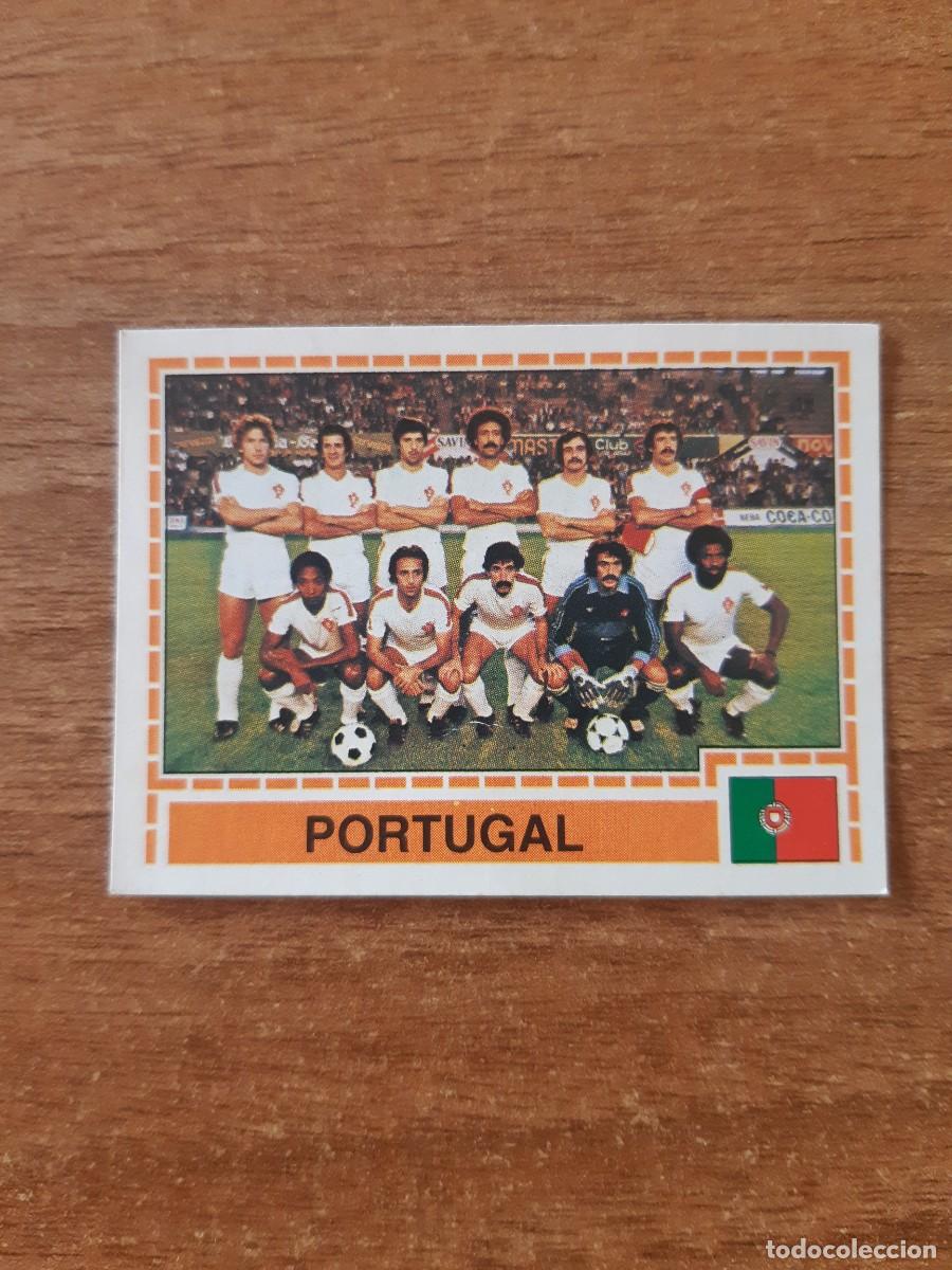 Cromos de f&uacute;tbol: N&deg;238 ALINEACI&Oacute;N PORTUGAL EUROPA 80 PANINI EURO ITALIA 1980 PANINI. NUNCA PEGADO, SIN PEGAR