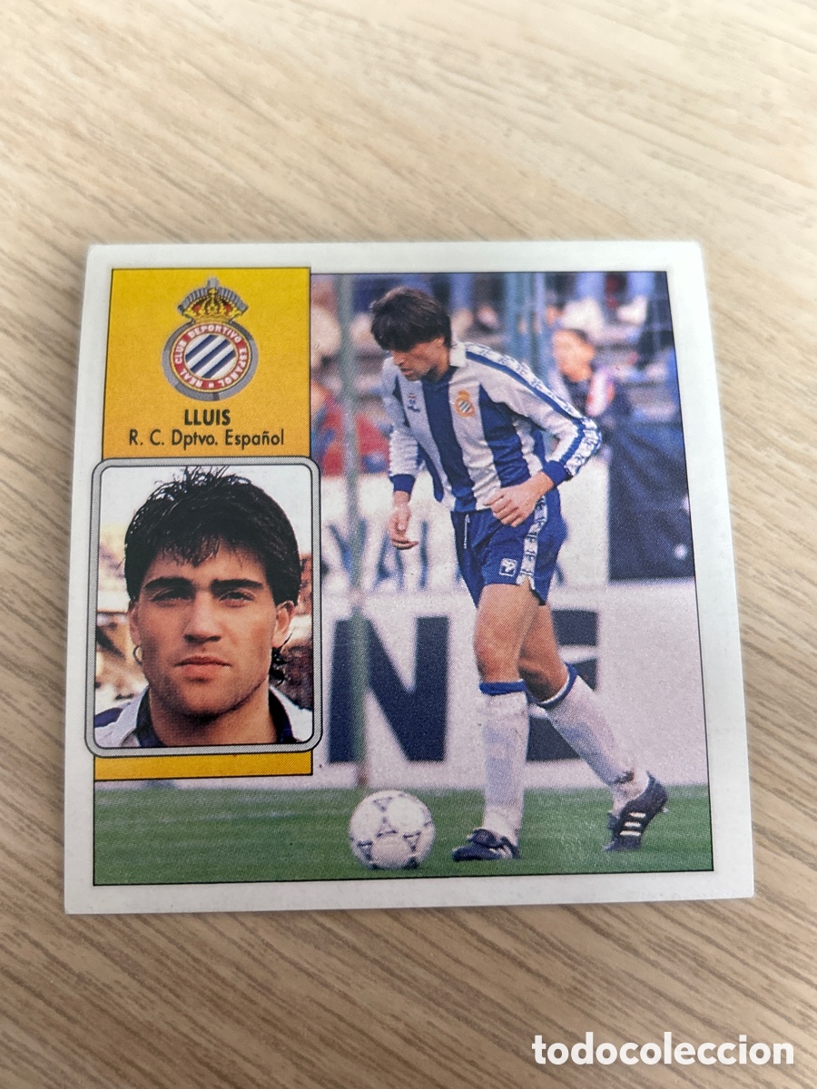 Fu&szlig;ball-Sticker: LLUIS ESPANYOL LIGA ESTE 1992 1993 92 93 NUNCA PEGADO SIN PEGAR