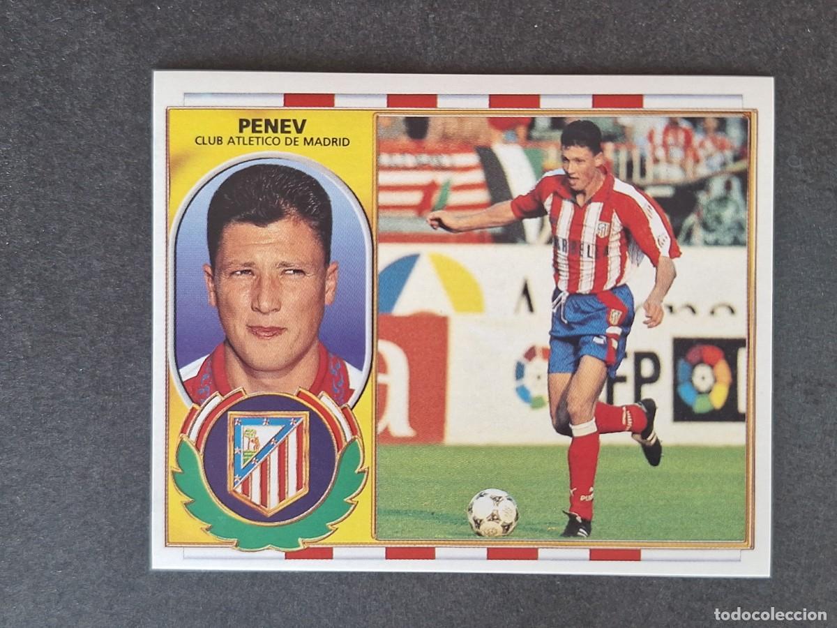 Cromos de f&uacute;tbol: L4 PENEV ATLETICO DE MADRID LIGA ESTE 1996 1997 96 97 NUNCA PEGADO SIN PEGAR