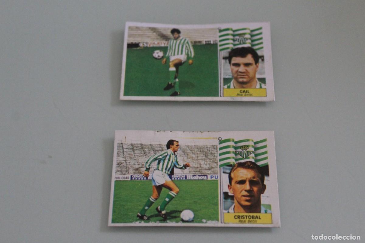 Cromos de f&uacute;tbol: ESTE 86 87 CRIST&Oacute;BAL BAJA RECUPERADO DE &Aacute;LBUM + REGALO (LEER DESCRIPCI&Oacute;N)