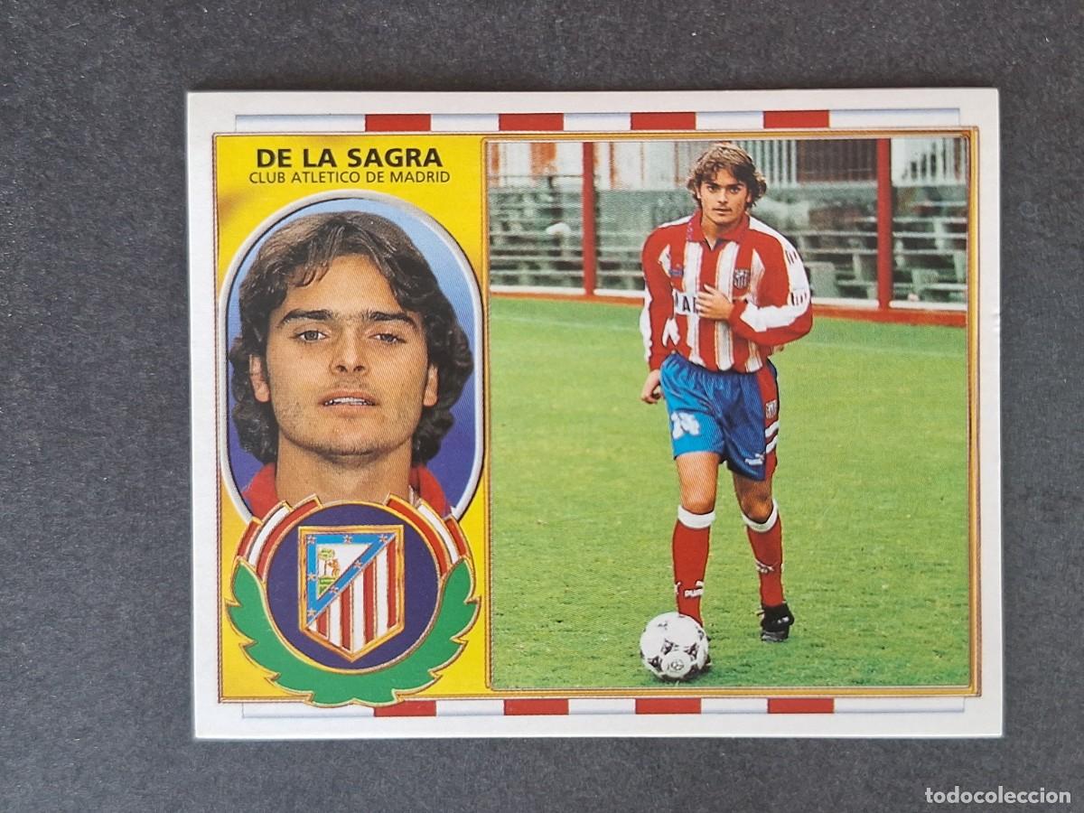 Cromos de f&uacute;tbol: L4 DE LA SAGRA ATLETICO DE MADRID LIGA ESTE 1996 1997 96 97 NUNCA PEGADO SIN PEGAR