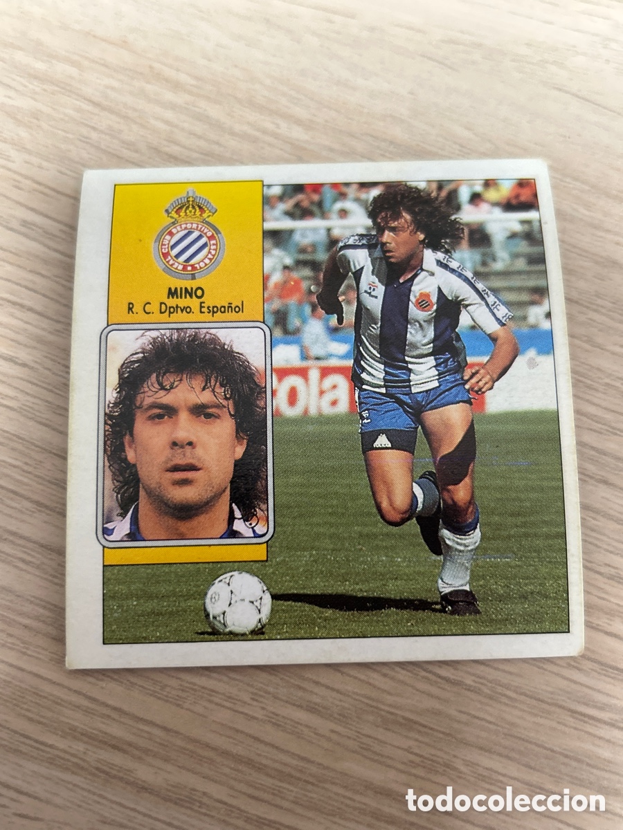 Fu&szlig;ball-Sticker: MINO ESPANYOL LIGA ESTE 1992 1993 92 93 NUNCA PEGADO SIN PEGAR