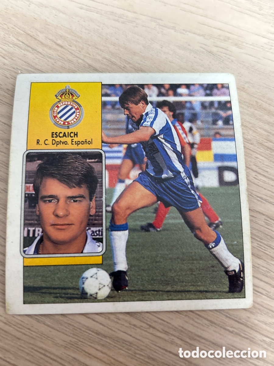 Cromos de f&uacute;tbol: ESCAICH ESPANYOL LIGA ESTE 1992 1993 92 93 NUNCA PEGADO SIN PEGAR