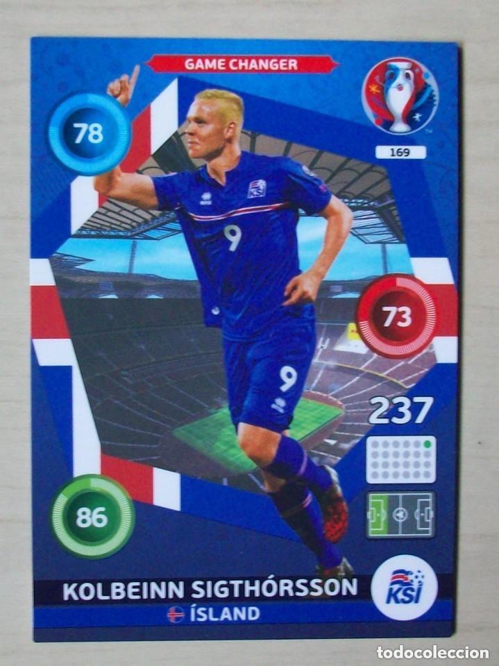 Cromos de f&uacute;tbol: 169 SIGTHORSSON ISLANDIA FICHAS ALBUM ADRENALYN XL EUROCOPA FRANCIA 2016