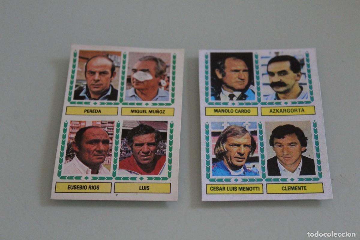 Cromos de f&uacute;tbol: ESTE 83 84 PEREDA ENTRENADORES RECUPERADO DE &Aacute;LBUM + REGALO (LEER DESCRIPCI&Oacute;N)