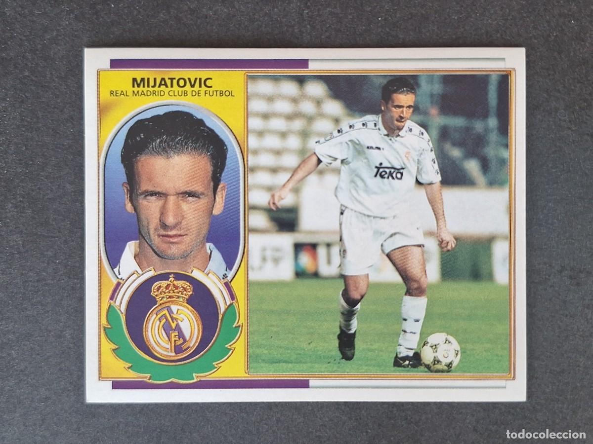 Cromos de f&uacute;tbol: L4 MIJATOVIC VERSION REAL MADRID LIGA ESTE 1996 1997 96 97 NUNCA PEGADO SIN PEGAR