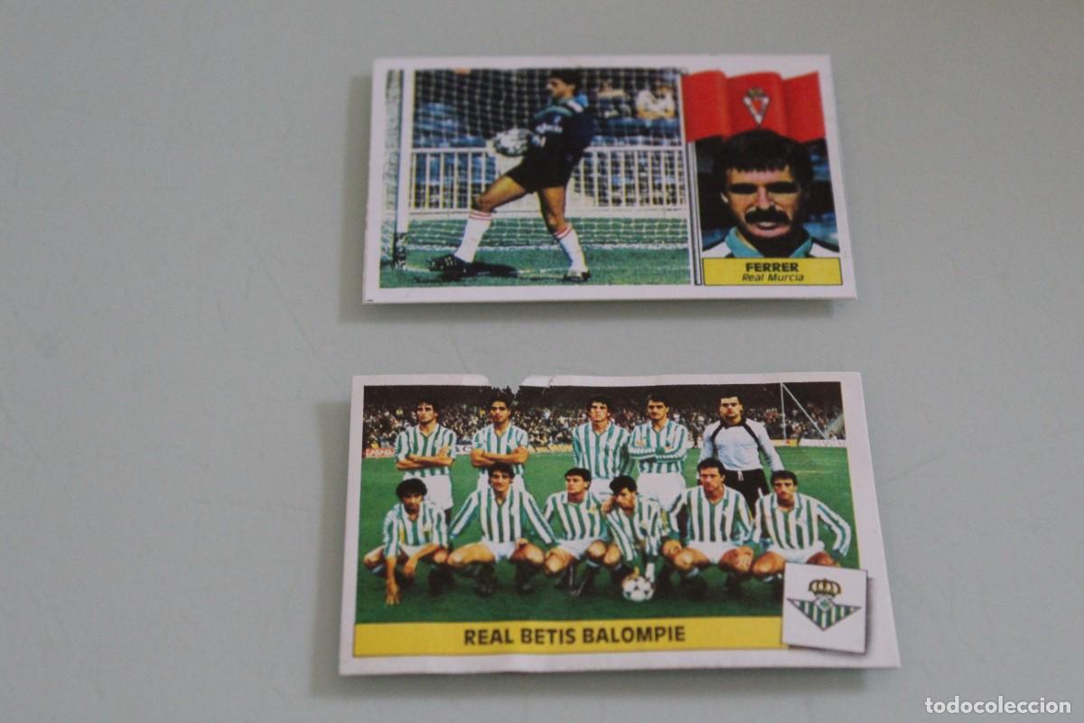 Cromos de f&uacute;tbol: ESTE 86 87 R.BETIS RECUPERADO DE &Aacute;LBUM + REGALO (LEER DESCRIPCI&Oacute;N)