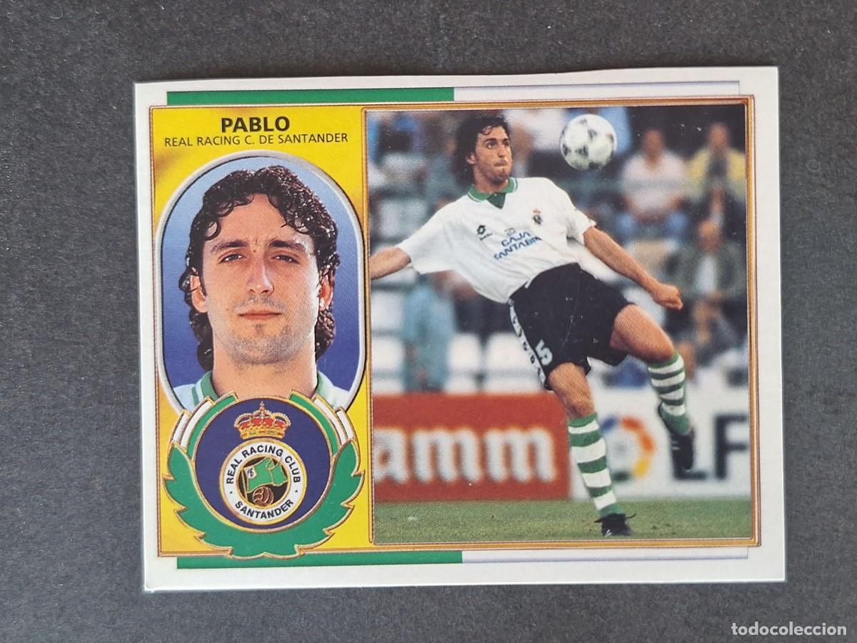 Cromos de f&uacute;tbol: L4 PABLO RACING DE SANTANDER LIGA ESTE 1996 1997 96 97 NUNCA PEGADO SIN PEGAR
