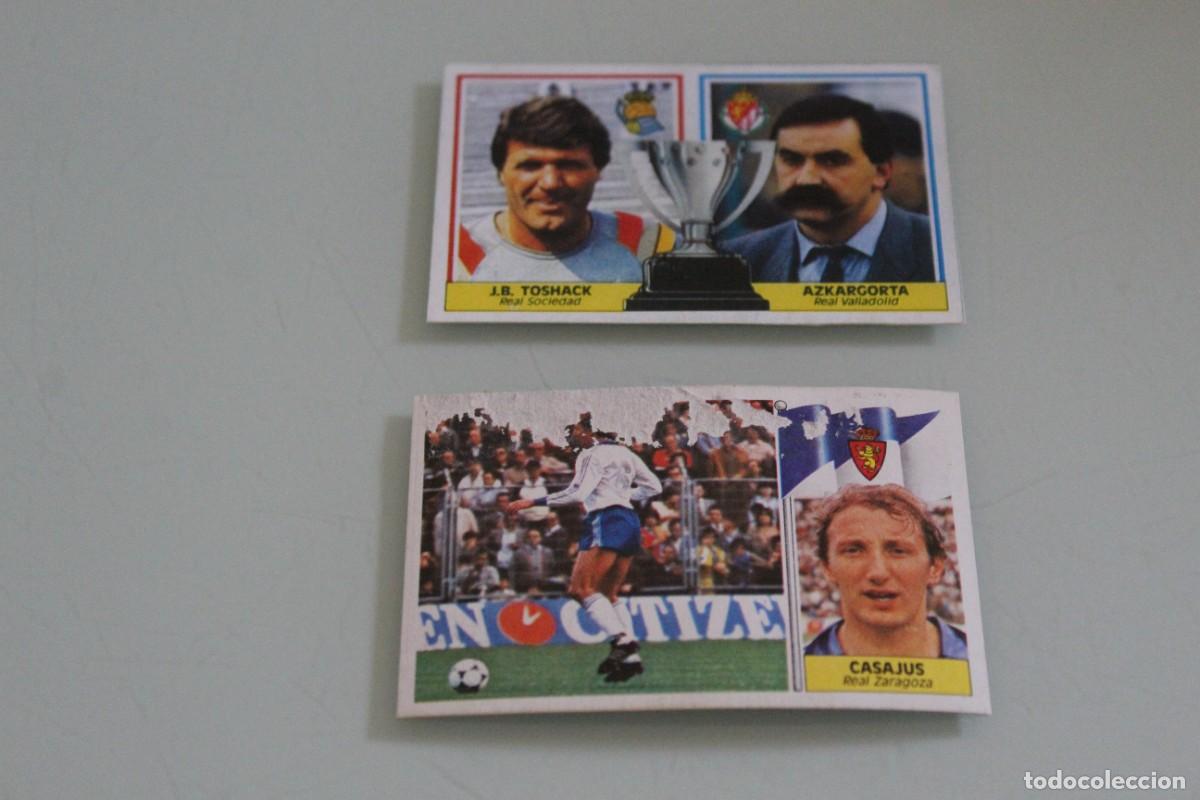 Cromos de f&uacute;tbol: ESTE 86 87 CASAJ&Uacute;S RECUPERADO DE &Aacute;LBUM + REGALO (LEER DESCRIPCI&Oacute;N)