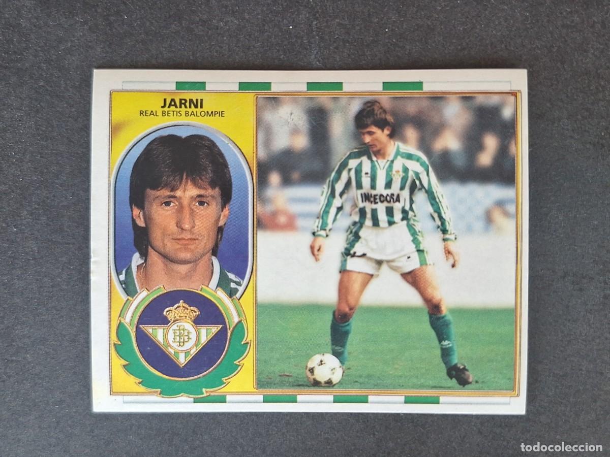 Cromos de f&uacute;tbol: L4 JARNI REAL BETIS BALOMPIE COLOCA LIGA ESTE 1996 1997 96 97 NUNCA PEGADO SIN PEGAR