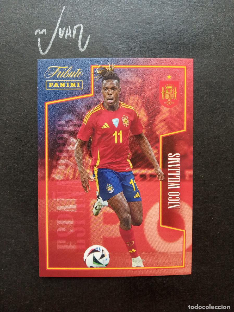 Cromos de f&uacute;tbol: N&ordm; 63 NICO WILLIAMS ESPA&Ntilde;A ATHLETIC CLUB ⚽ PANINI &reg; TRIBUTO SELECCION ESPA&Ntilde;OLA 2026 MUNDIAL 26 NUEVO