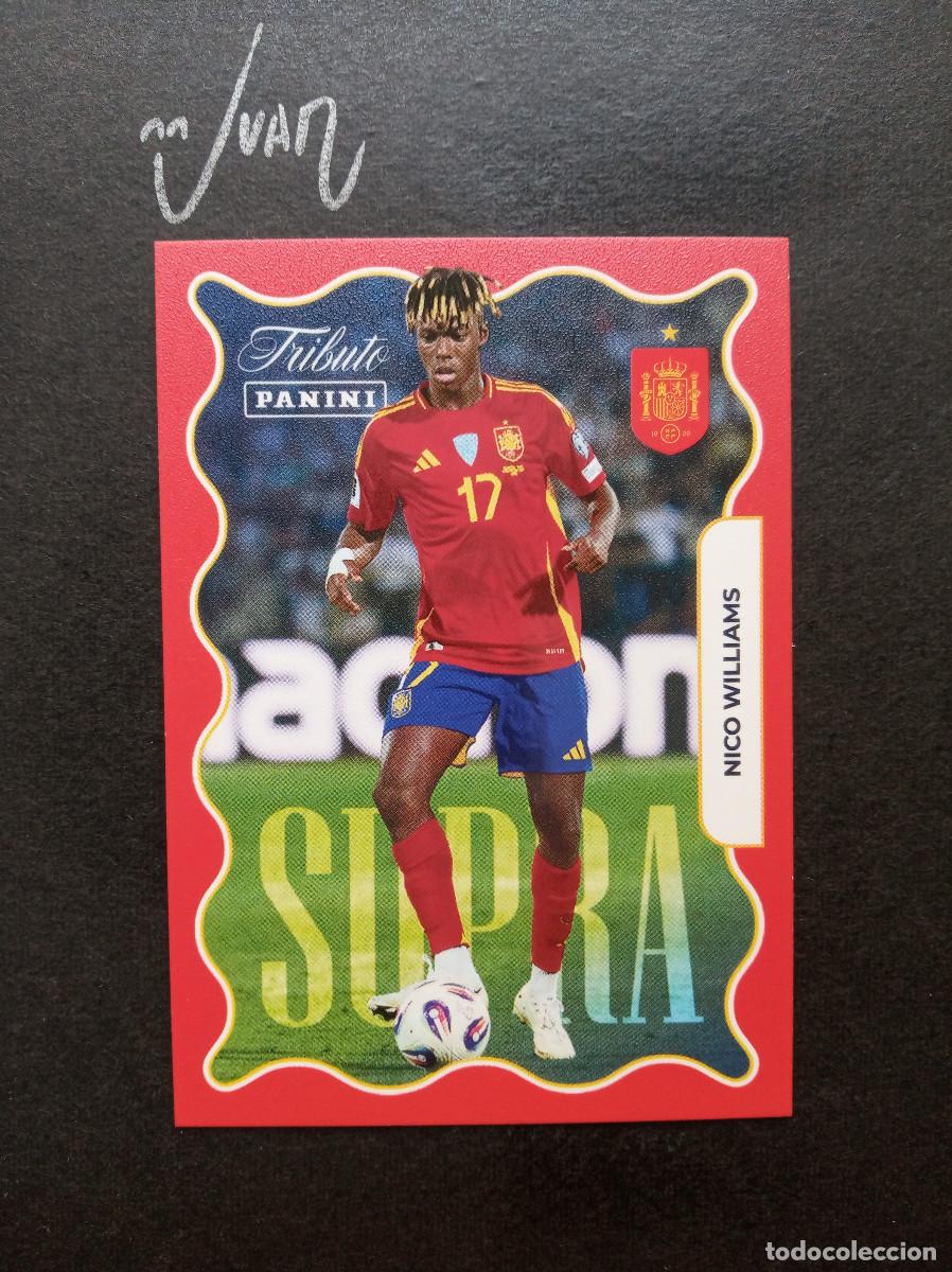 Cromos de f&uacute;tbol: N&ordm; 81 NICO WILLIAMS ESPA&Ntilde;A ATHLETIC CLUB ⚽ PANINI &reg; TRIBUTO SELECCION ESPA&Ntilde;OLA 2026 MUNDIAL 26 NUEVO
