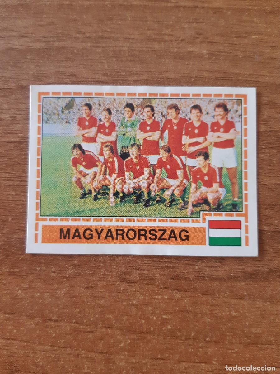 Cromos de f&uacute;tbol: N&deg;218 ALINEACI&Oacute;N HUNGR&Iacute;A EUROPA 80 PANINI EURO ITALIA 1980 PANINI.NUNCA PEGADO, SIN PEGAR