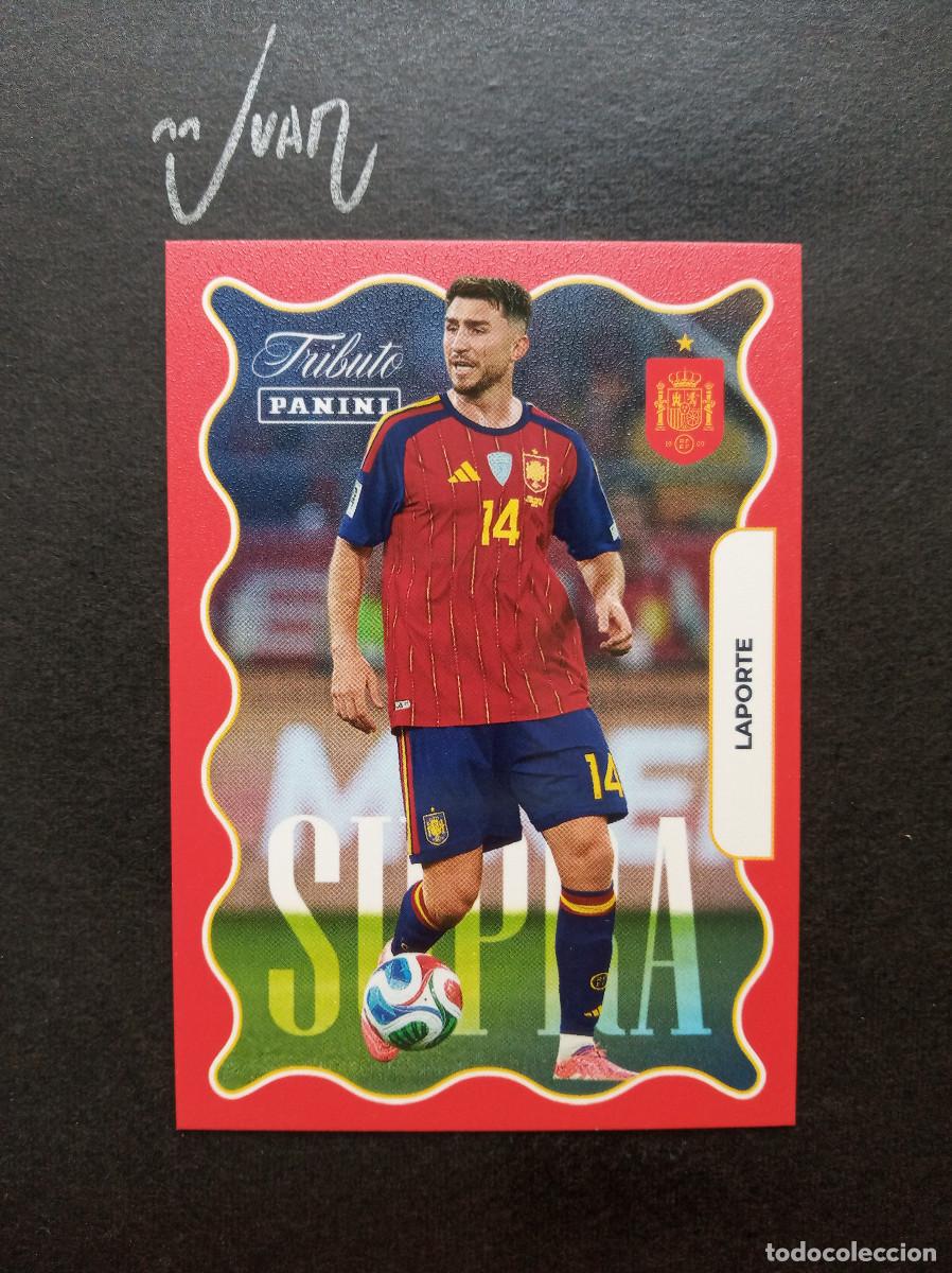 Cromos de f&uacute;tbol: N&ordm; 74 LAPORTE ESPA&Ntilde;A ATHLETIC CLUB ⚽ PANINI &reg; TRIBUTO SELECCION ESPA&Ntilde;OLA 2026 MUNDIAL 26 NUEVO