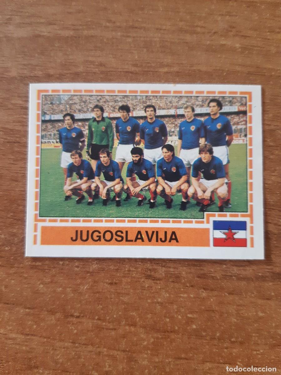 Cartes &agrave; collectionner de Football: N&deg;213 ALINEACI&Oacute;N YUGOSLAVIA EUROPA 80 PANINI EURO ITALIA 1980 PANINI.NUNCA PEGADO, SIN PEGAR