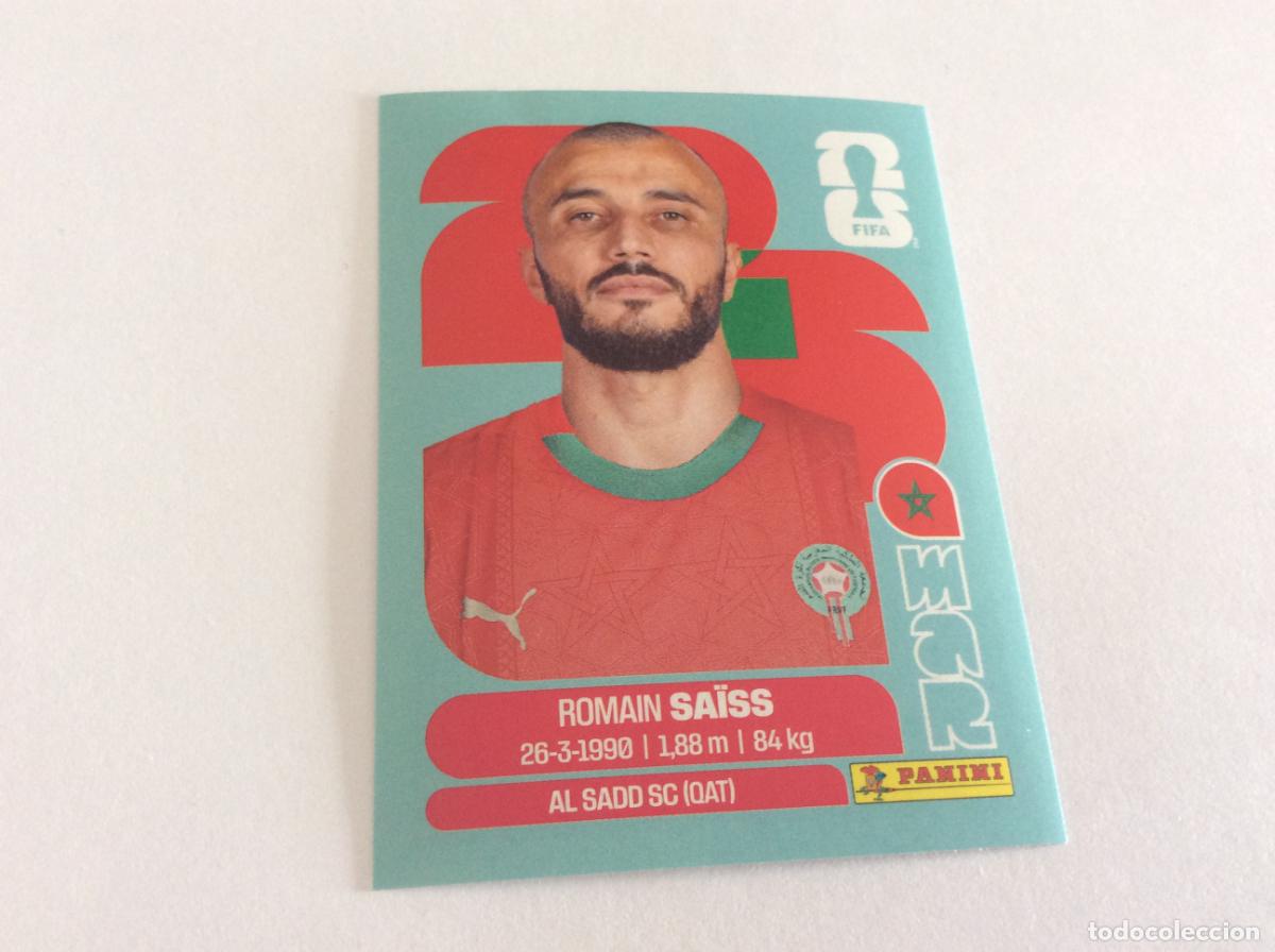 Cartes &agrave; collectionner de Football: MAR7 MAR 7 Romain Sa&iuml;ss Marruecos Sticker Cromo FIFA World Cup 2026 26 Panini Mundial
