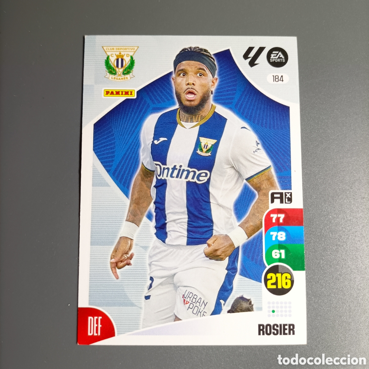 Cromos de f&uacute;tbol: ADRENALYN. LIGA 2024-2025 (LEGAN&Eacute;S) №184 ROSIER