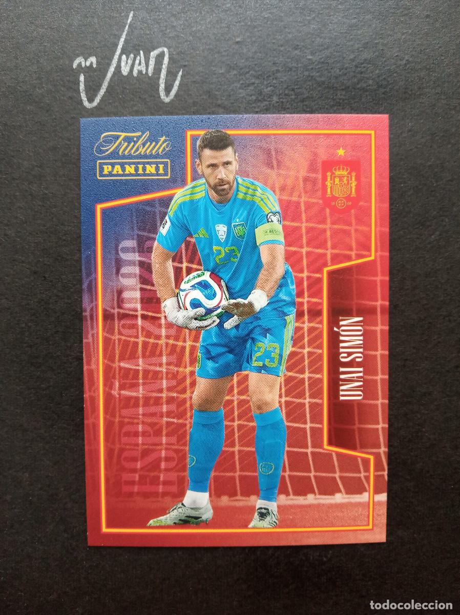 Cromos de f&uacute;tbol: N&ordm; 37 UNAI SIMON ESPA&Ntilde;A ATHLETIC CLUB ⚽ PANINI &reg; TRIBUTO SELECCION ESPA&Ntilde;OLA 2026 MUNDIAL 26 NUEVO