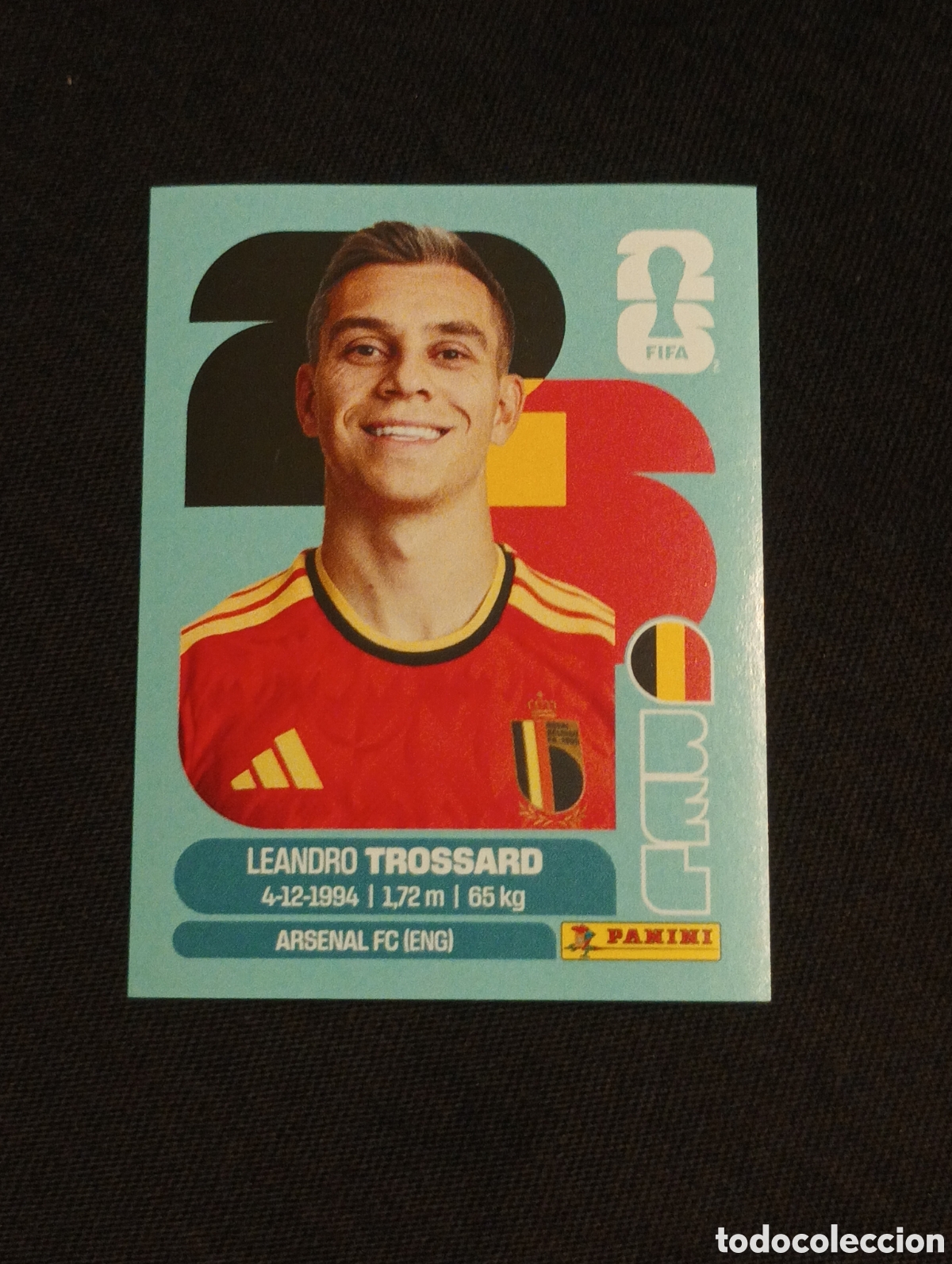 Cromos de f&uacute;tbol: mundial panini 2026 Leandro trossard